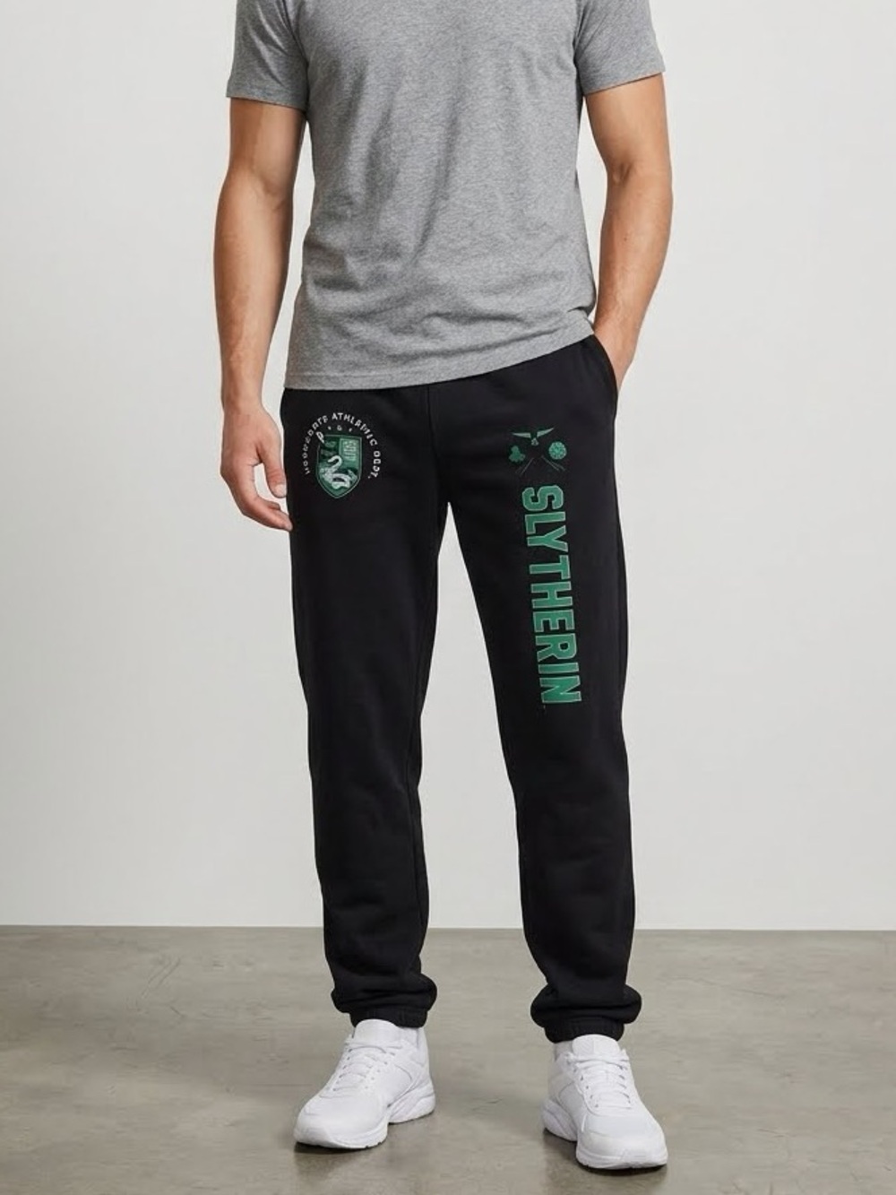 Harry Potter Slytherin Collegiate Joggers - BoxLunch Exclusive MENS MEDIUM